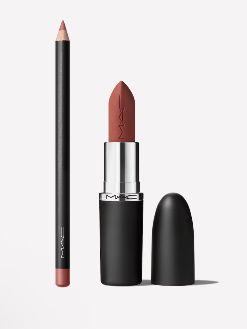 MAC Cosmetics Velvet Teddy Lipstick and Lip Pencil Duo